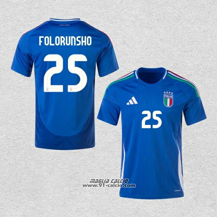 Prima Maglia Italia Giocatore Folorunsho 2024-2025